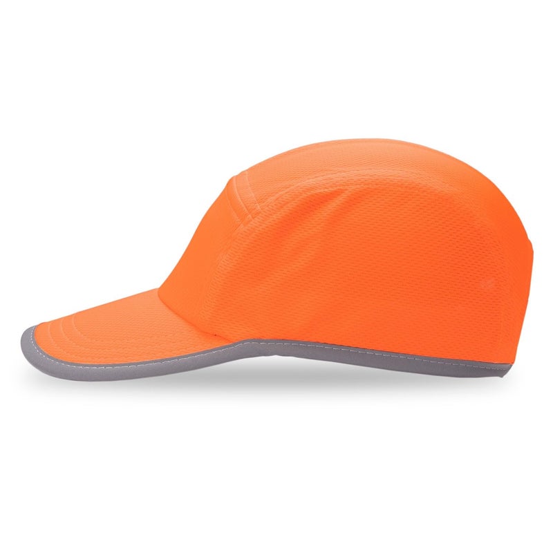 Headsweats Womens Performance Reflective Race Hat for Running and Outdoor Lifestyle Baseball Cap, Orange Reflective - Image 3
